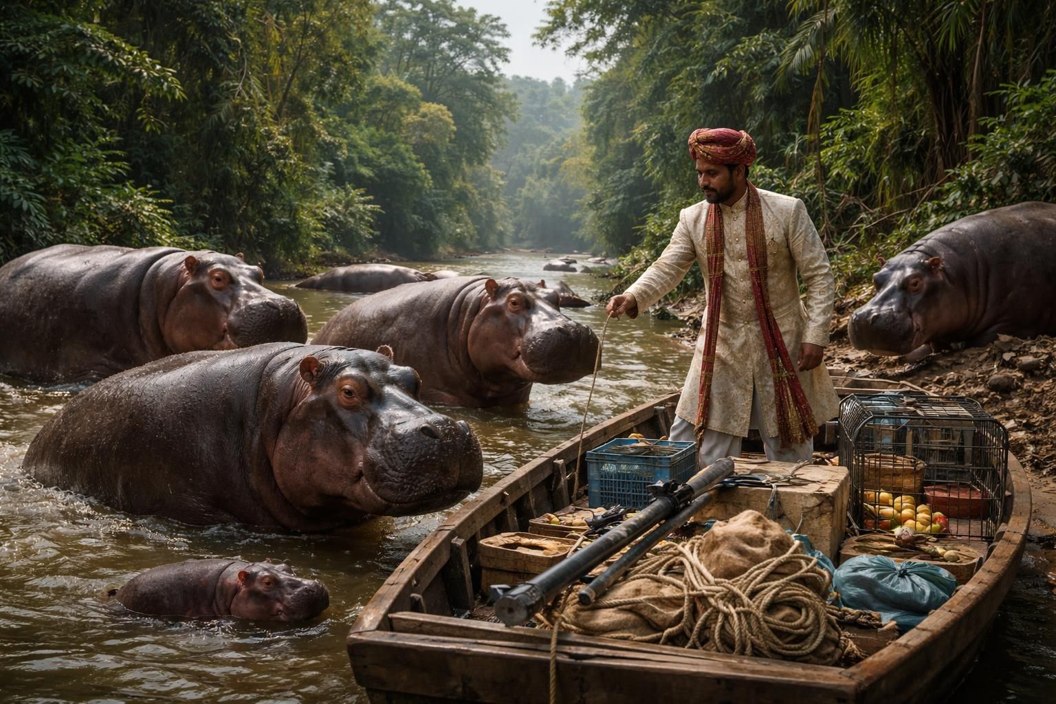 découvrez comment un mécène indien intervient pour sauver les hippopotames de pablo escobar en colombie, un sauvetage inattendu qui change le destin de ces animaux emblématiques.