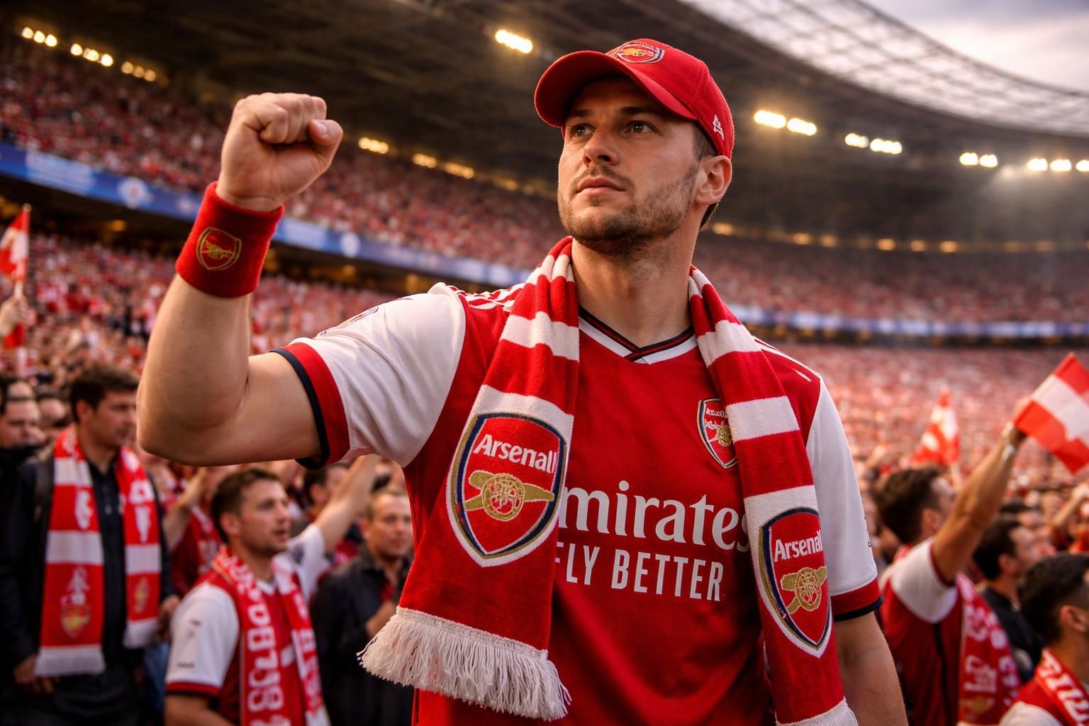 un supporter passionné d'arsenal exprime toute sa confiance avant la grande finale de la ligue des champions contre le psg, promettant un match intense et plein d'espoir.