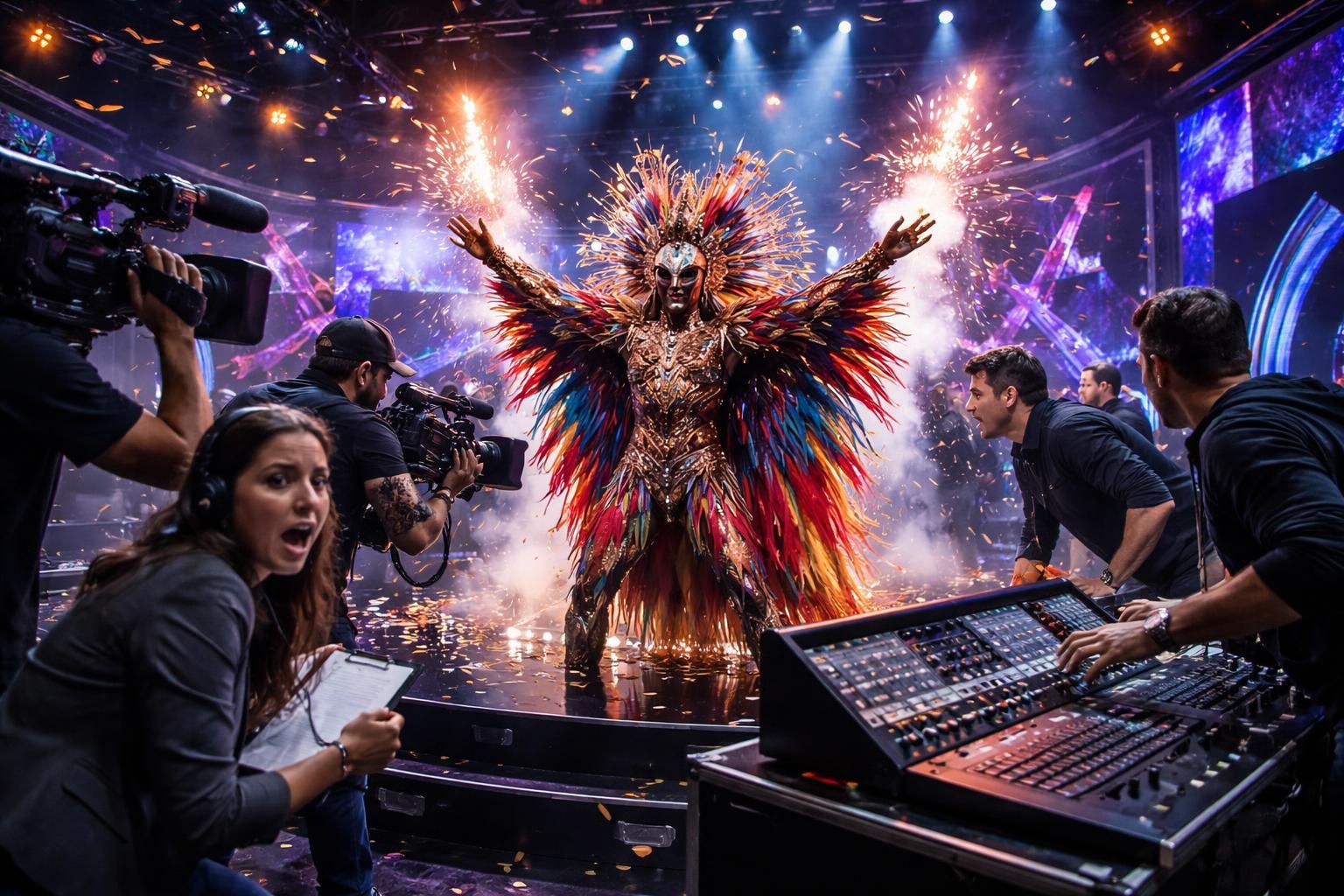 découvrez comment une star internationale de « mask singer » a déclenché une crise nocturne, poussant la production à adopter une solution d'urgence pour sauver l'émission.