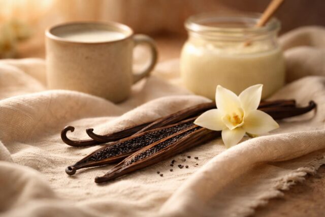 VANILLA-Decouvrez-la-douceur-inoubliable-sur-lebleudumiroir.fr_-640x427 Artus dévoile son amour à Cannes : sa compagne, célèbre héritière 12 ans plus jeune, fait sensation