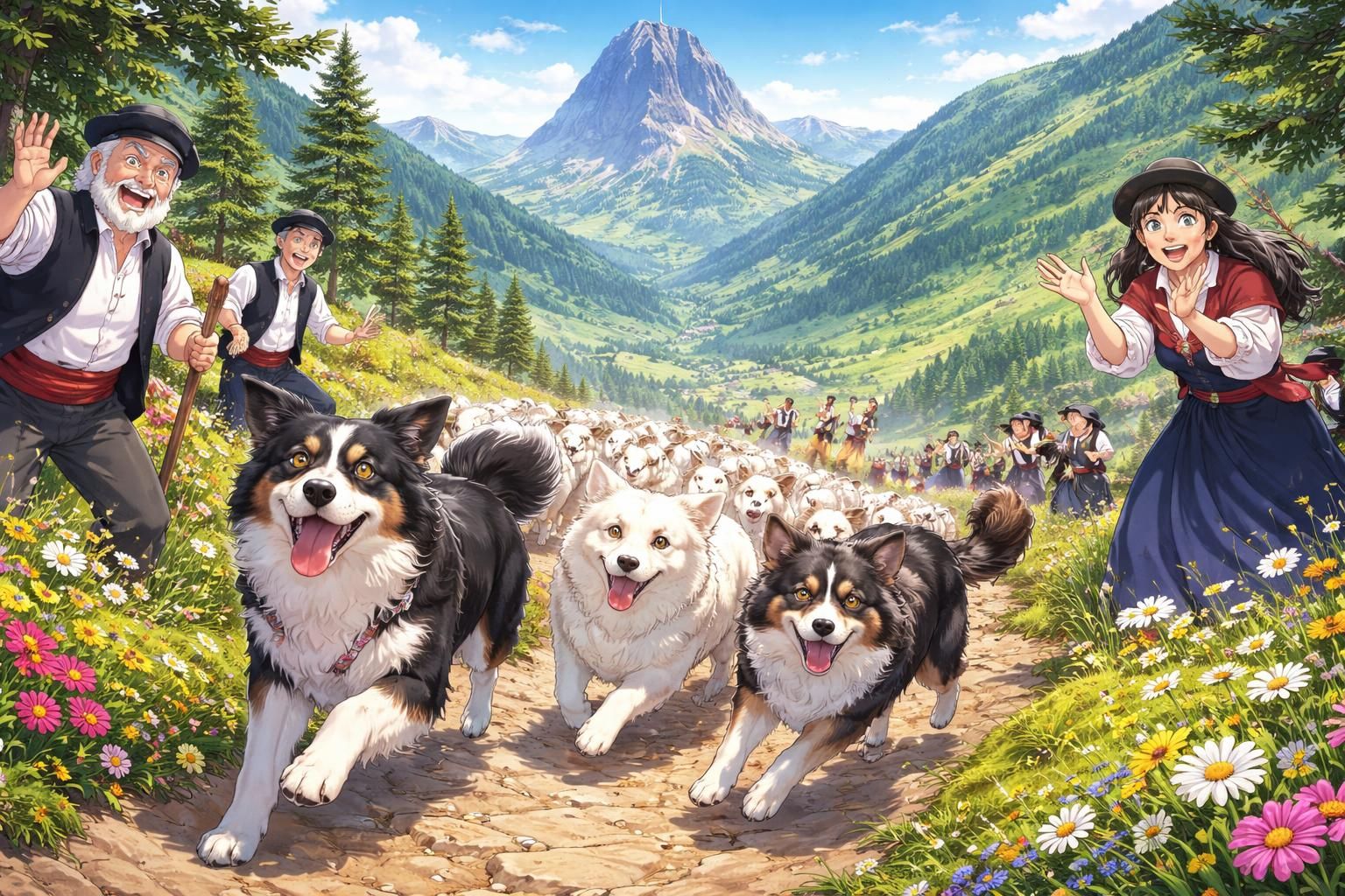 découvrez le grand retour du concours estival des chiens de troupeau dans la vallée d’ossau, un événement incontournable pour les passionnés et amoureux de la tradition béarnaise.