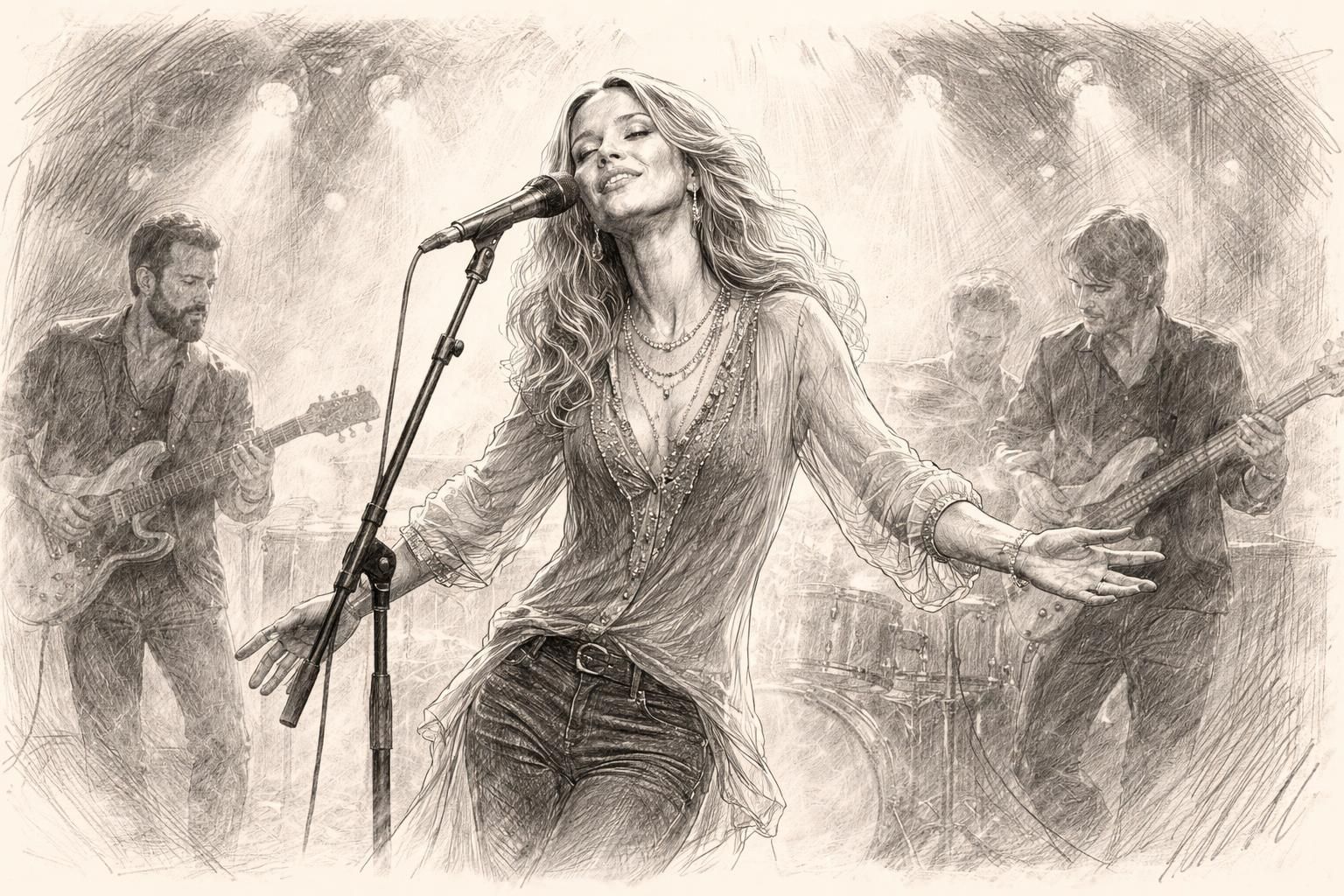 découvrez le retour éblouissant de vanessa paradis sur scène, sublimée par l'énergie authentique et précieuse de ses musiciens talentueux.