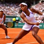 découvrez le retour spectaculaire de venus williams en double dames à roland-garros, marquant un moment fort du tournoi cette année.