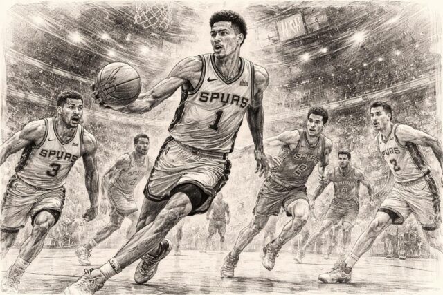 Victor-Wembanyama-et-les-San-Antonio-Spurs-defient-a-nouveau-Oklahoma-City-en-finale-de-conference-Ouest-apres-un-4eme-triomphe-contre-les-Timberwolves-640x427 Des changements inattendus dans l'équipe du Barça face à l'Olympiakos