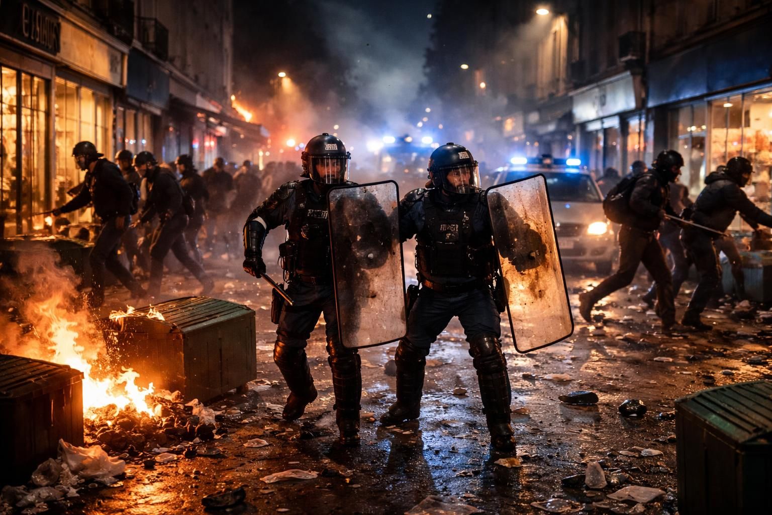 découvrez les récents épisodes de violences nocturnes en france avec des pillages, des agressions contre les policiers et un déchaînement de la violence impactant la sécurité publique.