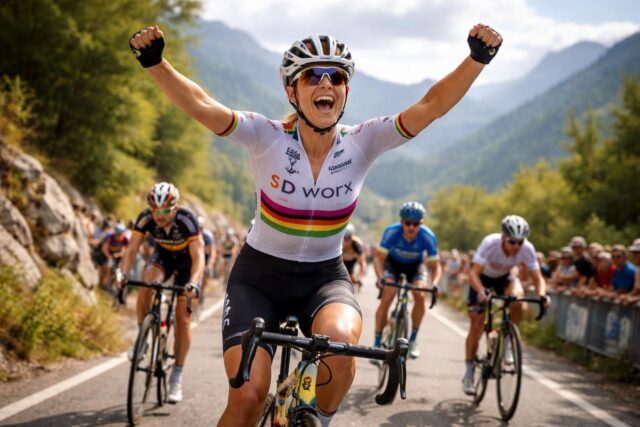 Vuelta-Feminine-Apres-la-4e-etape-et-le-triomphe-de-Lotte-Kopecky-decouvrez-le-classement-general-640x427 Le tour de France femmes : la presse sous le charme de Pauline Ferrand-Prévot qui fait vibrer la France
