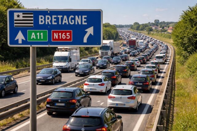 Week-end-du-8-mai-Bison-fute-annonce-un-trafic-charge-en-rouge-pour-les-departs-en-Bretagne-Ouest-France-640x427 Suspense dans un parc d'attractions réputé : un dispositif de sécurité coincé laisse plusieurs visiteurs prisonniers en hauteur