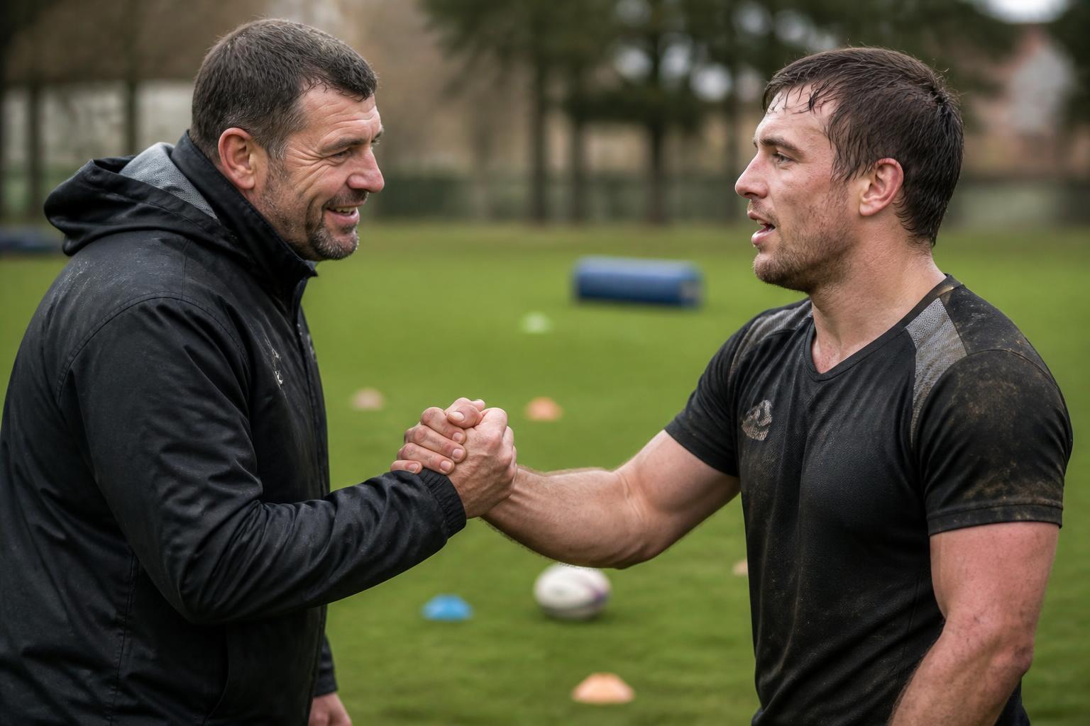 yannick bru souligne l'engagement accru de matthieu dans la préparation des matchs, mettant en avant son investissement défensif et sa combativité physique exceptionnelle.