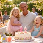 zinedine zidane fête avec émotion les 2 ans de ses jumelles giulia et kaia, partageant un moment d'amour et de bonheur en famille.