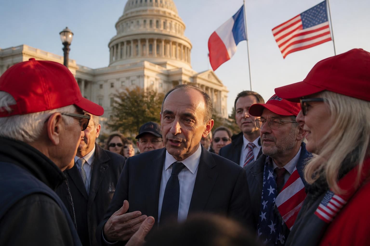 à washington, éric zemmour dévoile ses principales convergences avec le mouvement maga, explorant leurs points communs et implications politiques.