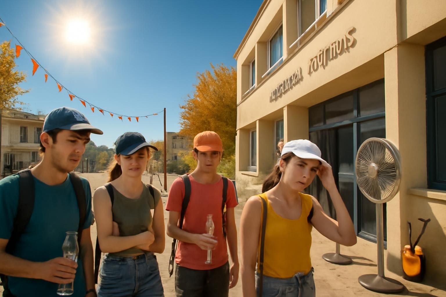 alerte canicule - le report des oraux du bac dans l’académie de poitiers est annoncé, ainsi que l’annulation de la fête de la musique dans plusieurs villes, en raison des fortes températures.