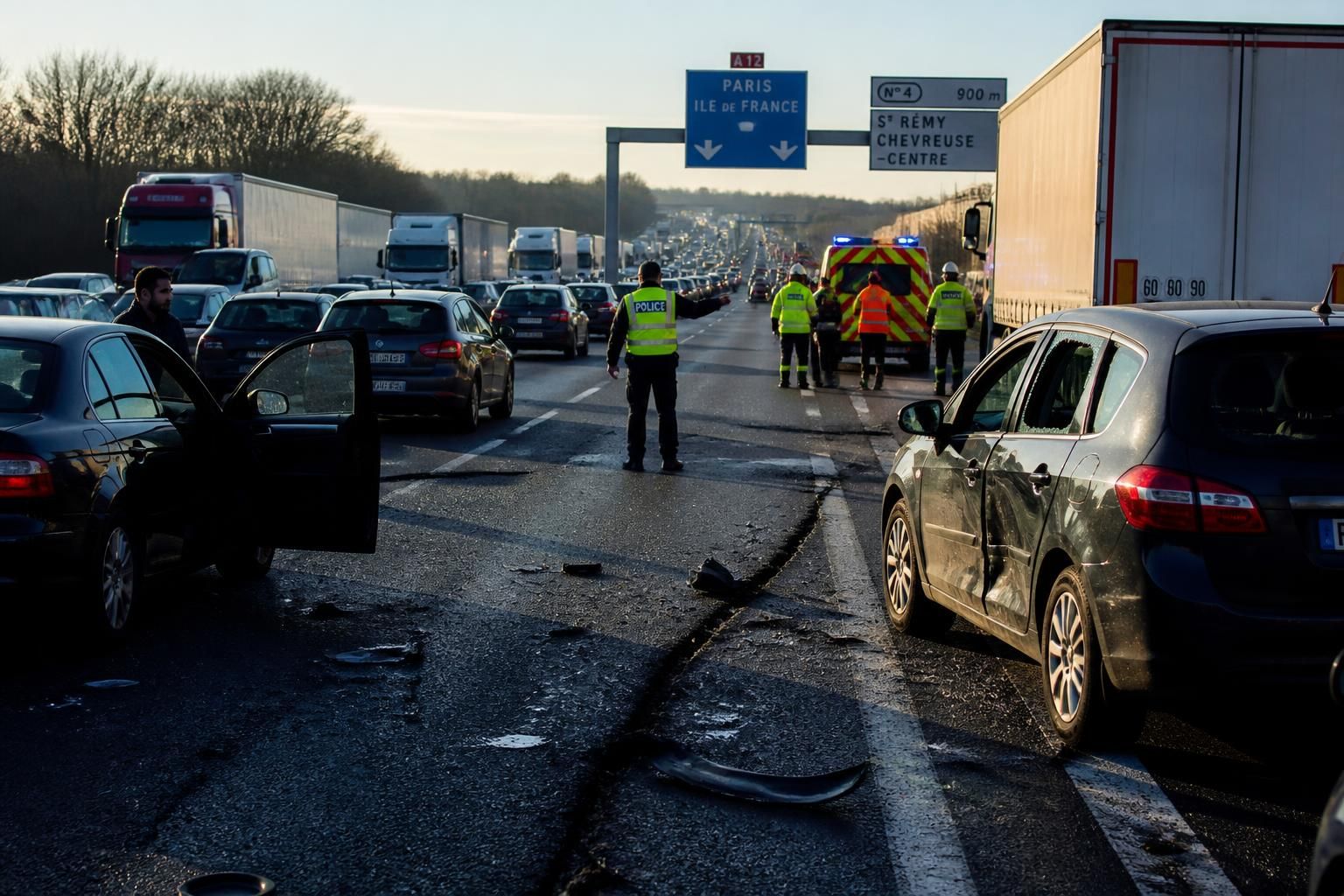 accident et coupure sur l'a12 : la circulation est fortement perturbée à paris et en île-de-france. suivez les dernières informations et conseils pour vos déplacements.
