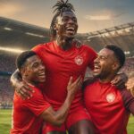 découvrez le retour triomphal de moïse bombito lors du match afrique du sud-canada, avec jonathan david et derek cornelius en avant-postes, dans une performance exceptionnelle rapportée par l'équipe.