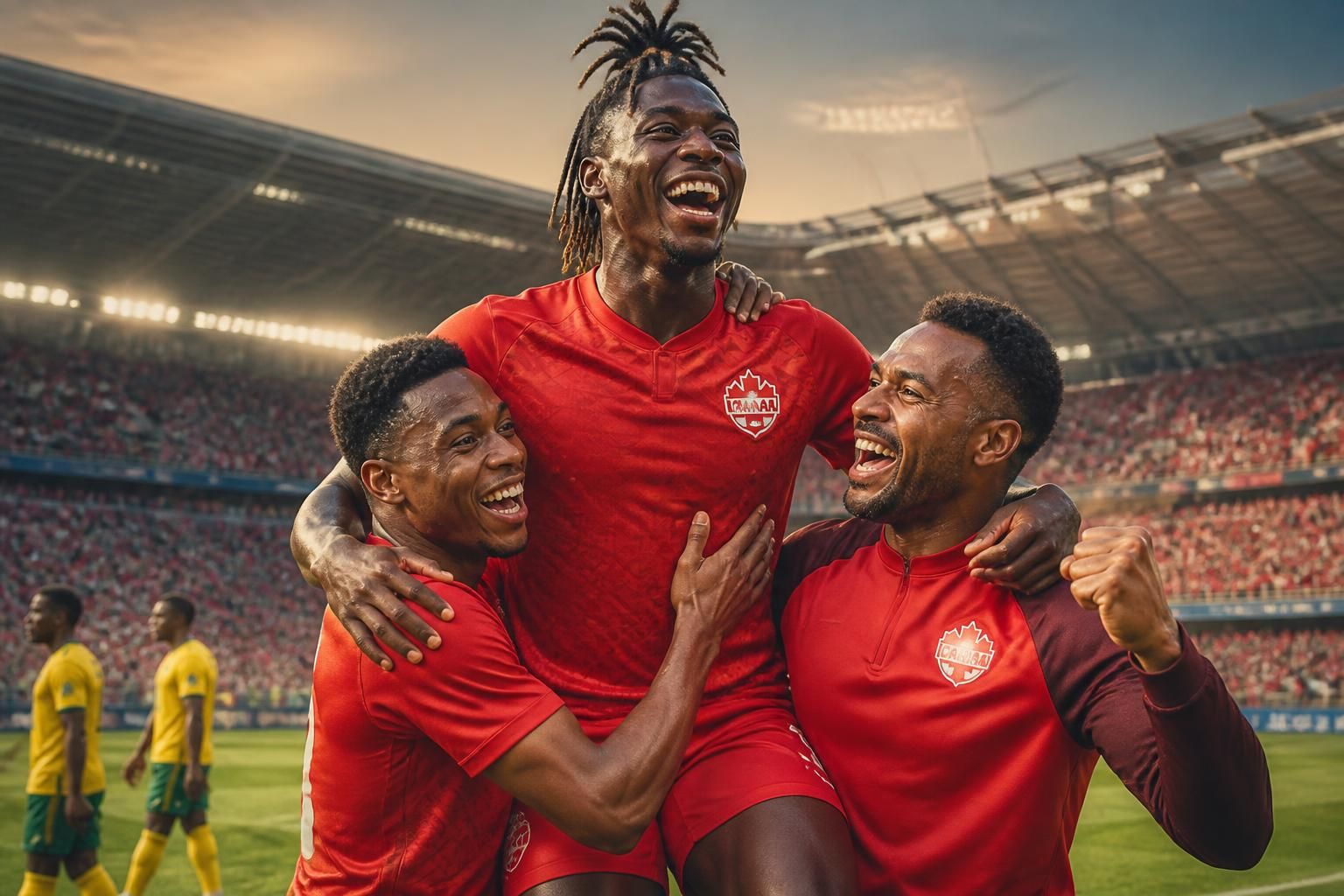 découvrez le retour triomphal de moïse bombito lors du match afrique du sud-canada, avec jonathan david et derek cornelius en avant-postes, dans une performance exceptionnelle rapportée par l'équipe.