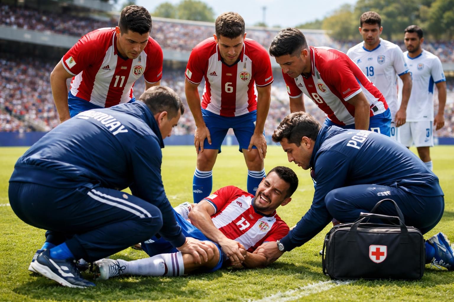 découvrez les détails de la blessure de julio enciso lors du match amical entre le paraguay et le nicaragua. suivez les dernières informations et l'impact de cet événement sur l'équipe paraguayenne.