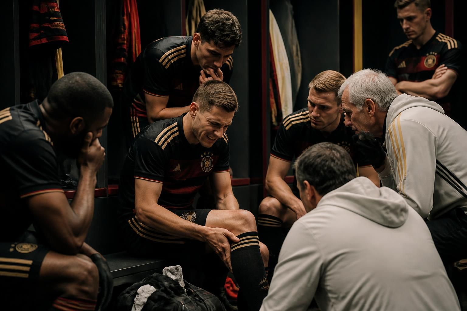 l'allemagne en alerte après un incident malheureux mettant en danger un joueur clé de la mannschaft. suivez les dernières nouvelles et analyses sur goal.com.
