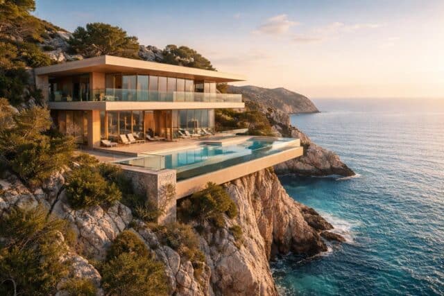 Architecture-dexception-une-maison-belvedere-offrant-une-vue-imprenable-sur-la-mer-640x427 Kylie Minogue : Le documentaire Netflix qui dévoile son empire immobilier