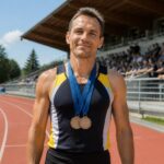 athlétisme : fabrice rebuffel de l'ealc remporte deux médailles de bronze aux championnats de france à épinal, illustrant sa performance exceptionnelle.