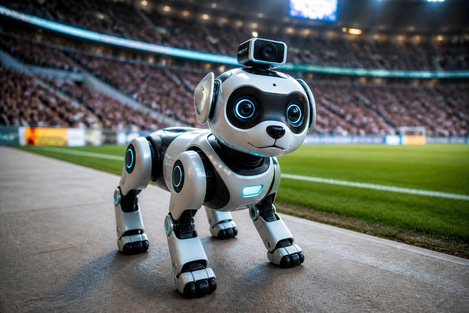 découvrez le robot-chien adorable du mondial 2026, une caméra de sécurité mobile et innovante qui surveillera les stades en temps réel pour garantir la sécurité et l'ambiance des matchs.