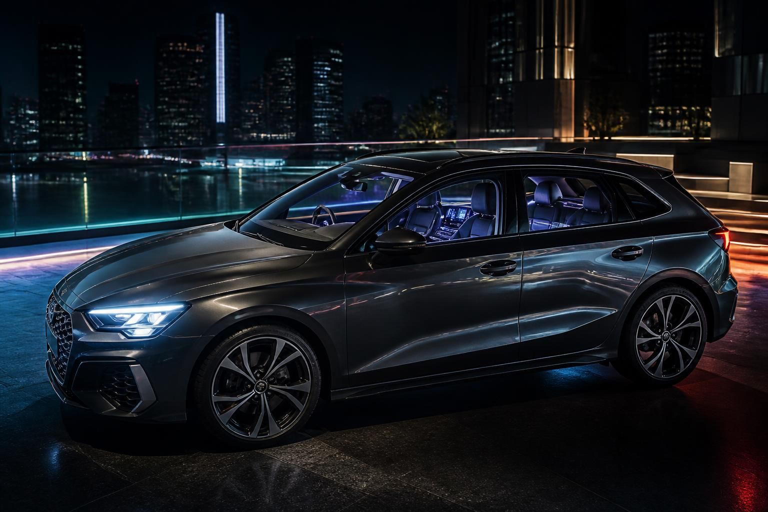 découvrez les 30 ans de l'audi a3, qui se réinvente avec un cockpit entièrement numérique offrant une expérience de conduite high-tech et innovante.