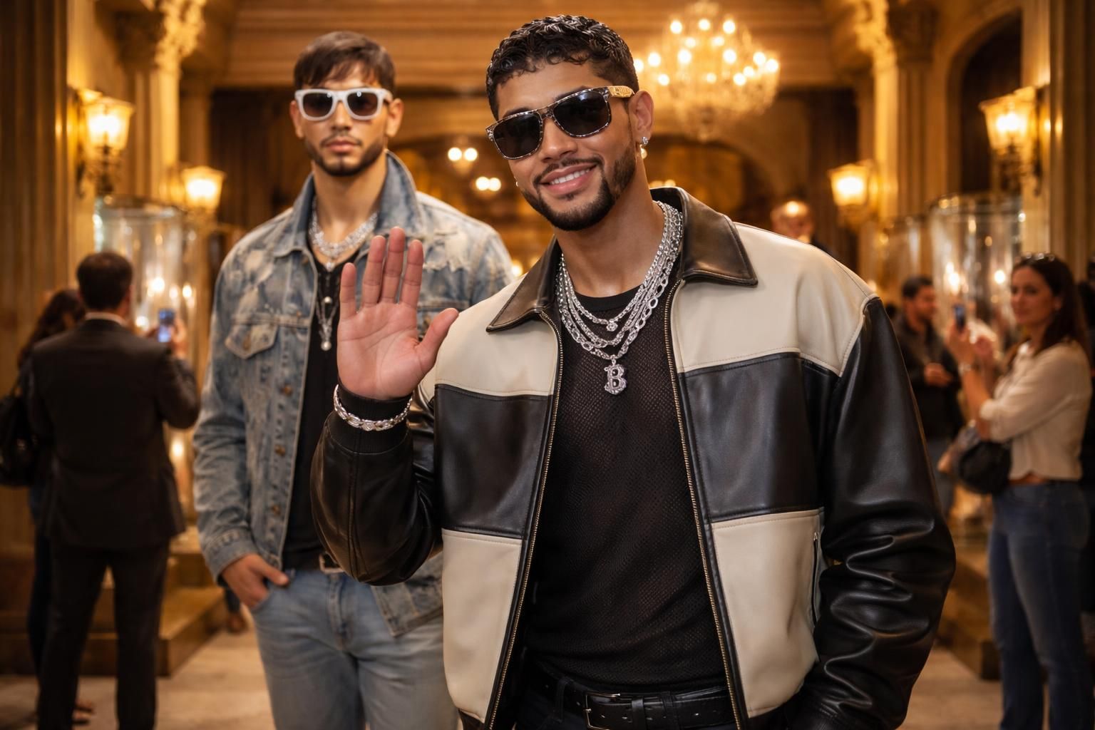 découvrez l'arrivée spectaculaire de la statue de cire de bad bunny au musée de cire de madrid, célébrant l'icône de la musique urbaine dans la capitale espagnole.