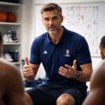 le sélectionneur de l'équipe de france de basket annonce le retour de victor wembanyama prévu pour août, une excellente nouvelle pour les bleus.