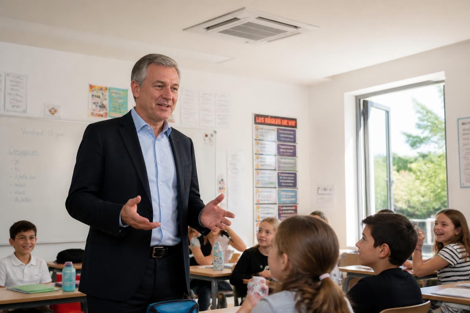 bertrand malquier, maire de narbonne, exprime le soutien unanime à l'installation de la climatisation dans les classes pour améliorer le confort des élèves, une initiative saluée par la communauté éducative.