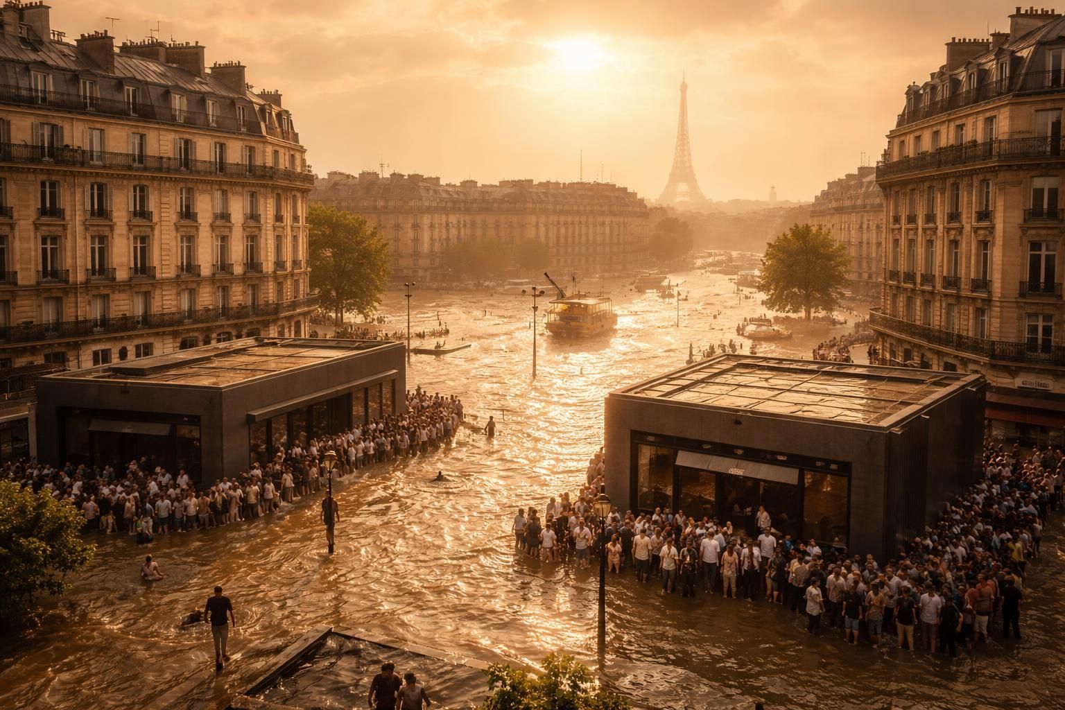 face à la canicule exceptionnelle, paris fait face à une crise majeure avec la saturation des deux funérariums, mettant en lumière les défis insoutenables engendrés par la chaleur extrême.