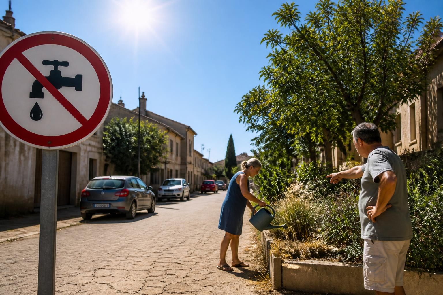 à partir de dimanche, plusieurs communes du département imposent des restrictions d'eau en raison de la canicule, afin de préserver les ressources face à la forte chaleur.