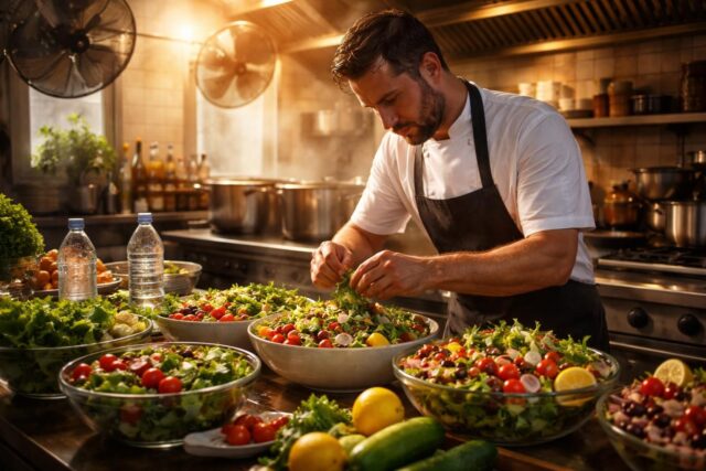Canicule-en-cuisine-pourquoi-7-a-8-commandes-sur-10-sont-desormais-des-salades-pour-les-restaurateurs-640x427 Mallory Gabsi et Marc Veyrat unissent leurs talents pour créer une expérience gastronomique inédite en Haute-Savoie