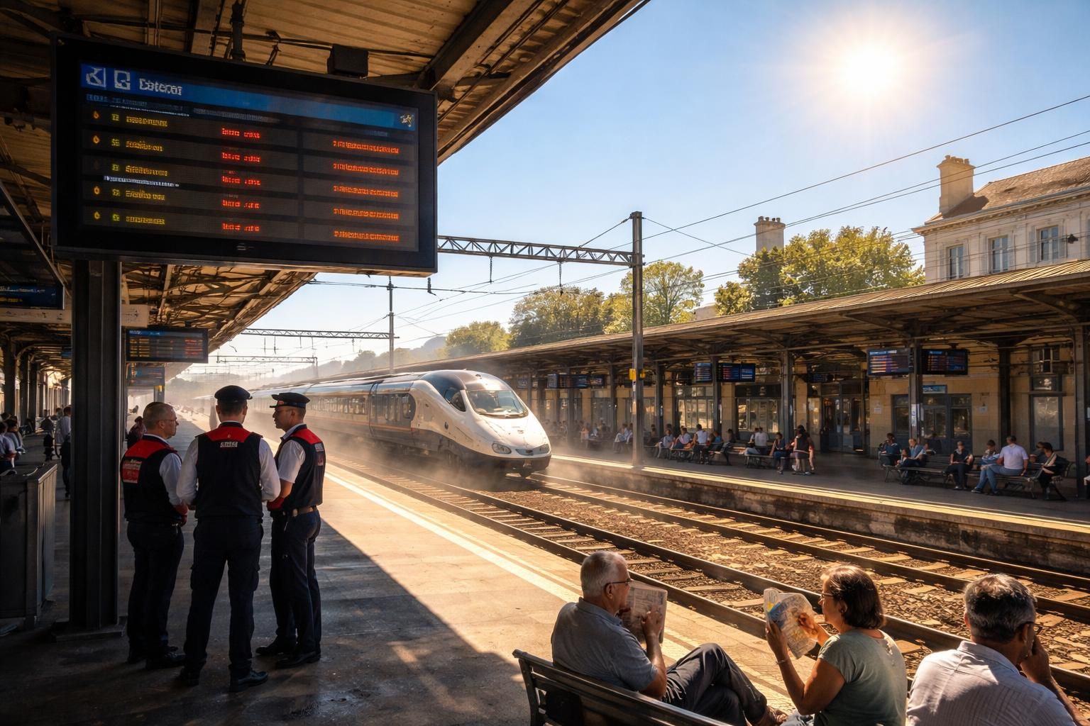 en raison de la canicule, la sncf réduit près de 10 % de ses trains et prévoit d'autres suppressions pour assurer la sécurité et le confort des voyageurs.