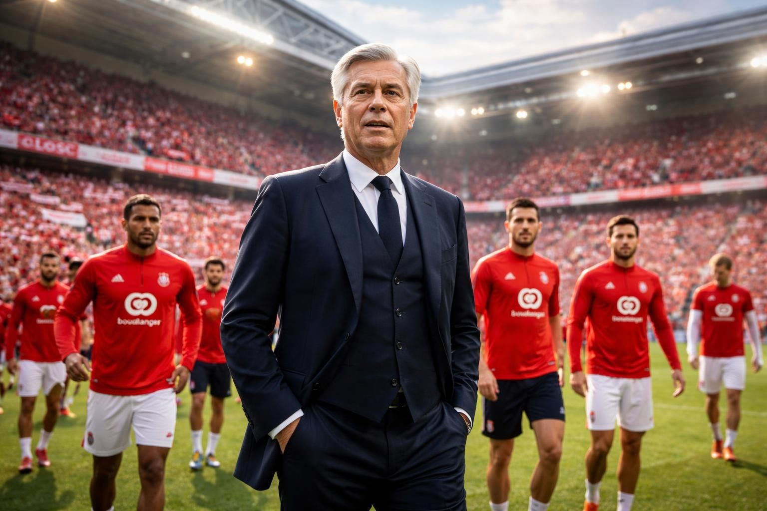 découvrez l'arrivée officielle de carlo ancelotti à la tête du losc, marquant le début d'une nouvelle ère pleine d'ambitions pour le club.