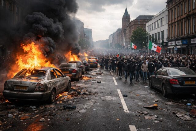 Chaos-a-Belfast-vehicules-incendies-et-routes-paralysees-par-des-manifestations-640x427 Hugh Jackman et Sutton Foster : un duo complice qui illumine le tapis rouge de New York