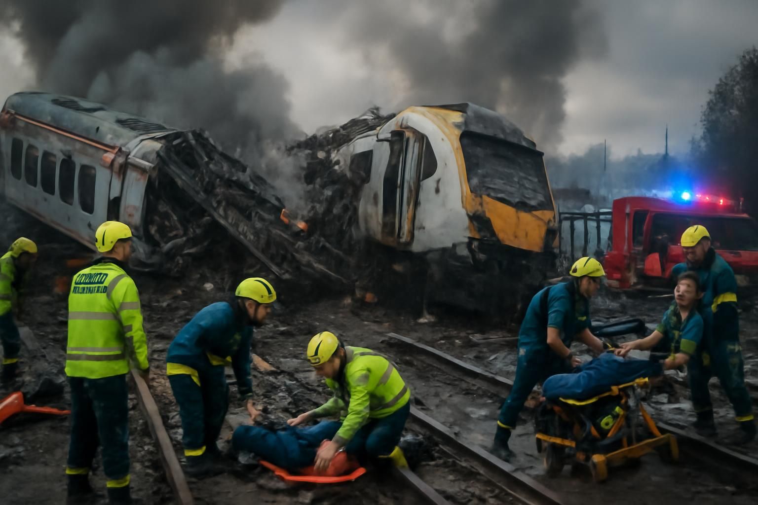 une collision violente entre deux trains près de londres a causé un mort et plusieurs dizaines de blessés, entraînant une intervention d'urgence majeure et des perturbations importantes.