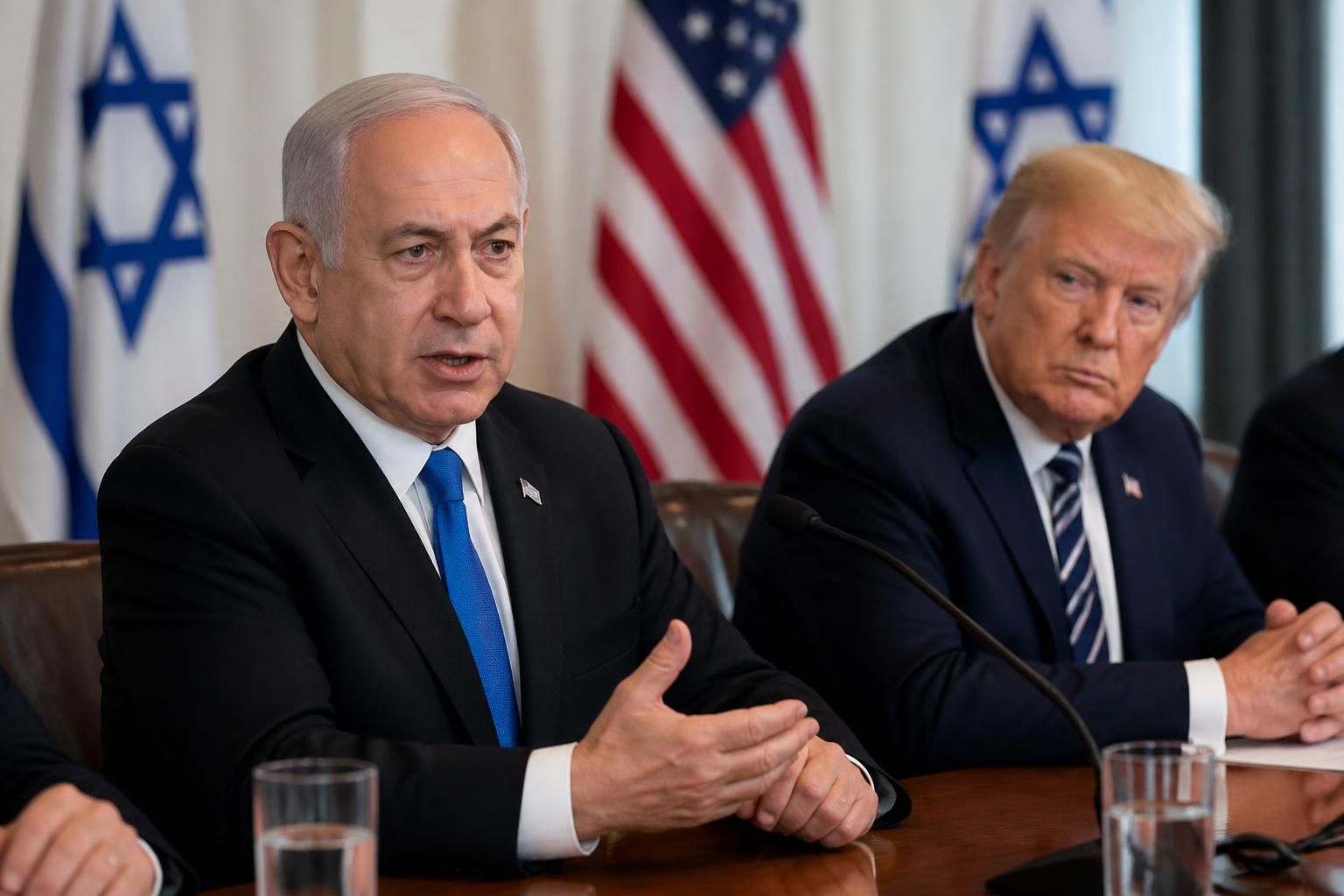 découvrez les déclarations de netanyahu concernant l'accord avec trump visant à empêcher l'iran de développer l'arme nucléaire dans le contexte du conflit au moyen-orient.