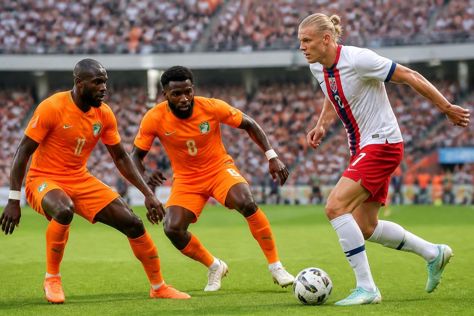 découvrez comment pepe et kessié joueront un rôle clé pour la côte d'ivoire face à la norvège, en tentant de neutraliser la menace portée par haaland lors de ce match intense.