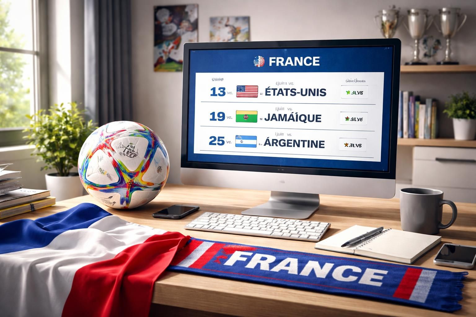 découvrez le calendrier complet de l’équipe de france pour la coupe du monde 2026, avec toutes les dates des matchs avant et pendant le mondial.