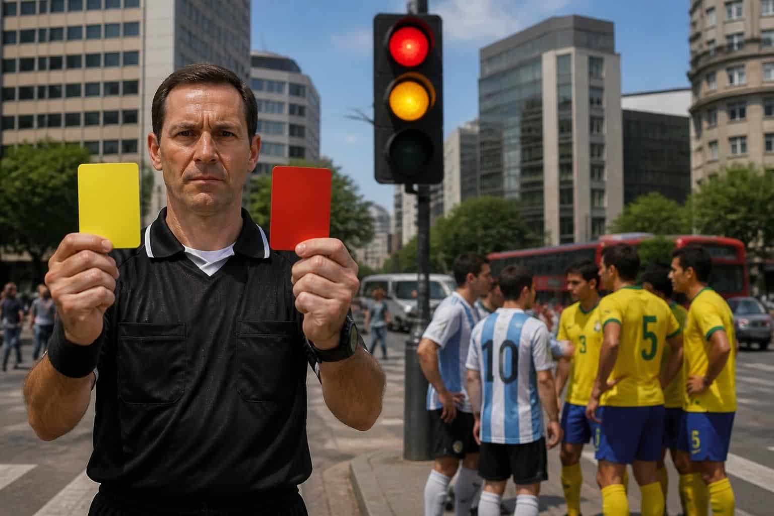 découvrez l'histoire insolite des cartons jaunes et rouges lors de la coupe du monde 2026, une invention née d'un feu rouge et devenue un symbole mondial du football.