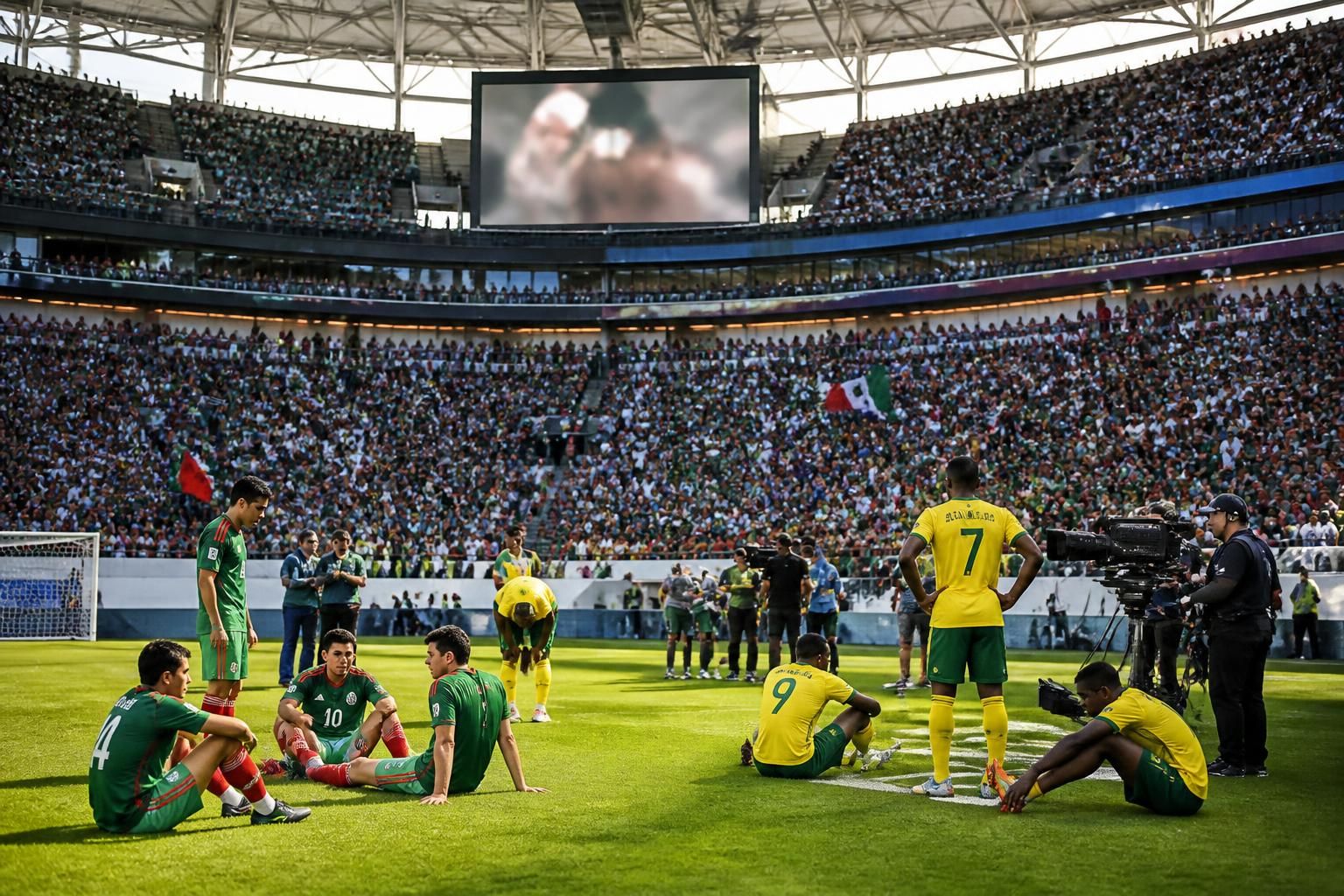 la rencontre mexique – afrique du sud lors de la coupe du monde 2026 a été interrompue par une longue pause publicitaire surprise diffusée sur fox, suscitant de nombreuses réactions.