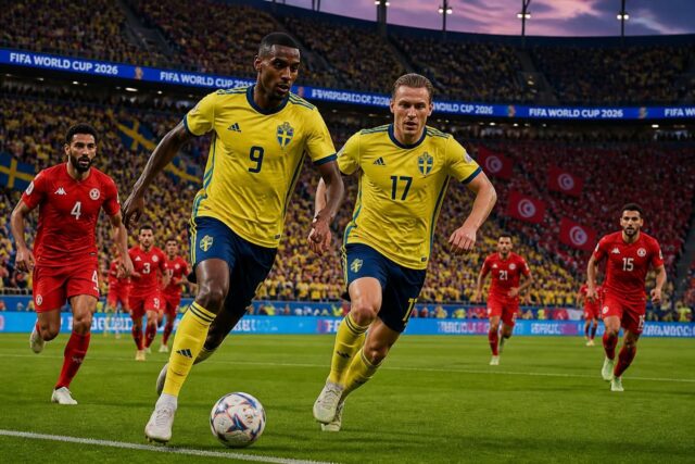 Coupe-du-Monde-2026-Suede-vs-Tunisie-en-direct-–-Isak-et-Gyokeres-en-premiere-ligne-pour-mener-loffensive-640x427 Giovanni Manu effectue ses premiers pas en NFL lors d'un match décisif de la NFC North entre les Detroit Lions et les Green Bay Packers.