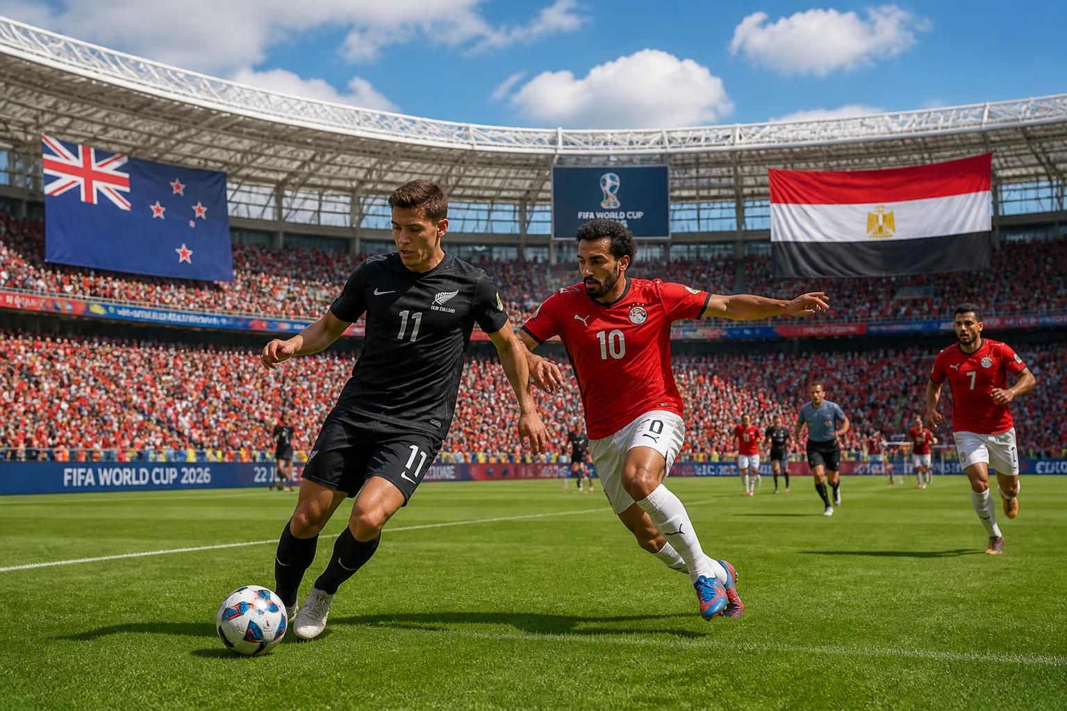 ne manquez rien du match intense entre la nouvelle-zélande et l'égypte lors de la coupe du monde 2026 le 22 juin. suivez le duel en direct pour vivre chaque moment palpitant !