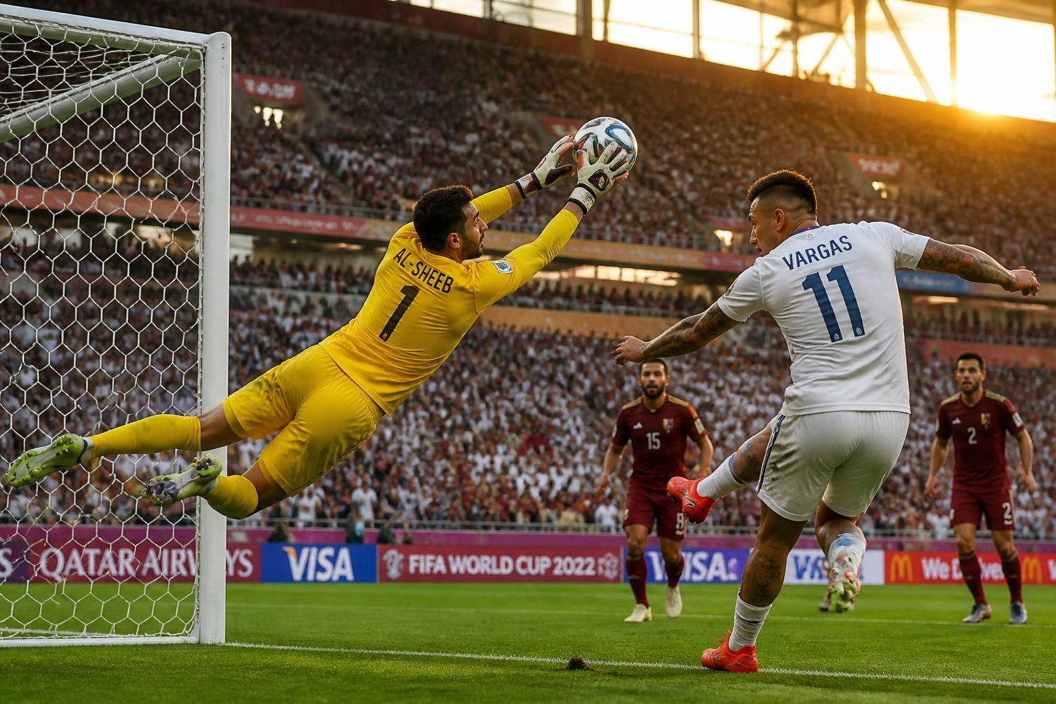 revivez l'incroyable arrêt du gardien qatari face à vargas lors de la coupe du monde fifa 2026, une action spectaculaire à ne pas manquer sur m6+.