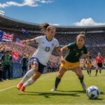 suivez en direct et gratuitement le match de la coupe du monde féminine entre les états-unis et l'australie avec le score en temps réel et le streaming live.