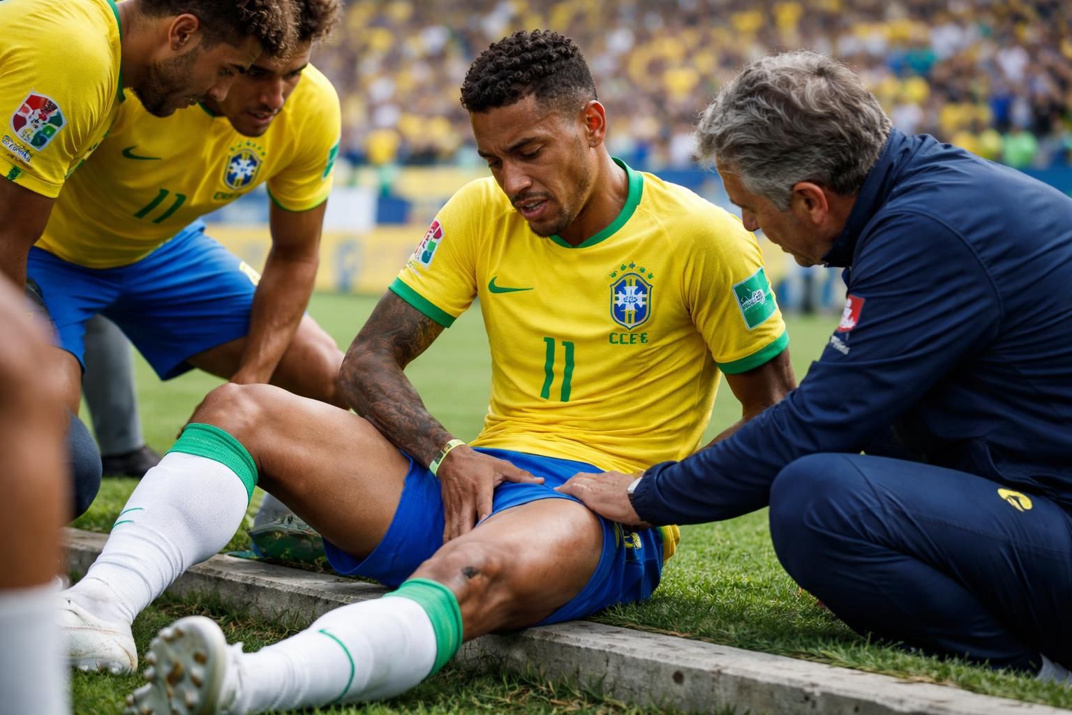 raphinha forfait avec l'équipe du brésil pour le match de coupe du monde contre l’écosse en raison d'une gêne à la cuisse droite, impactant la composition de l'équipe.