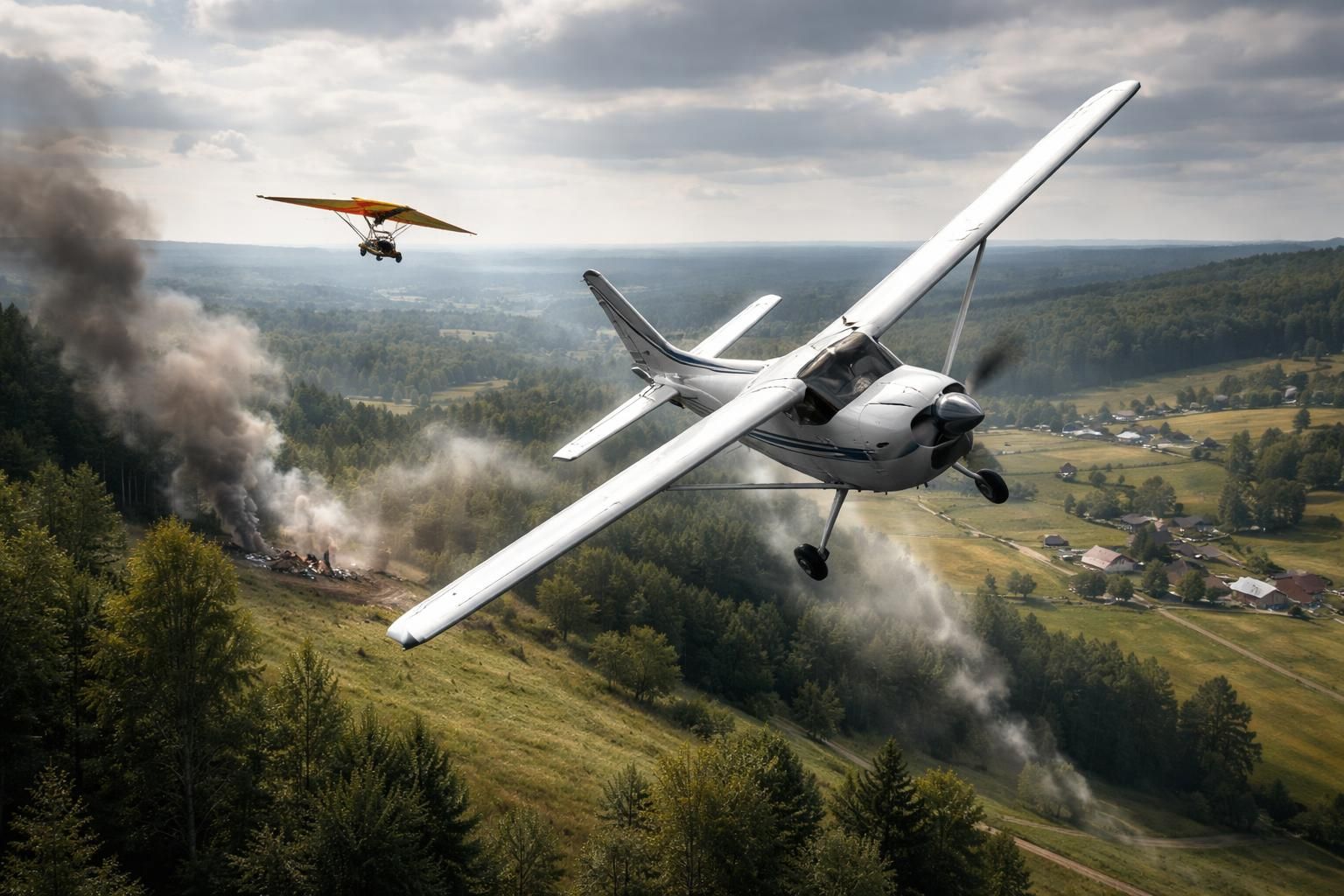 analyse des récents crashs d’avions de tourisme et d’ulm, explorant les causes telles que la perte de contrôle, les vols à basse altitude et les collisions, et leurs impacts sur la sécurité aérienne.