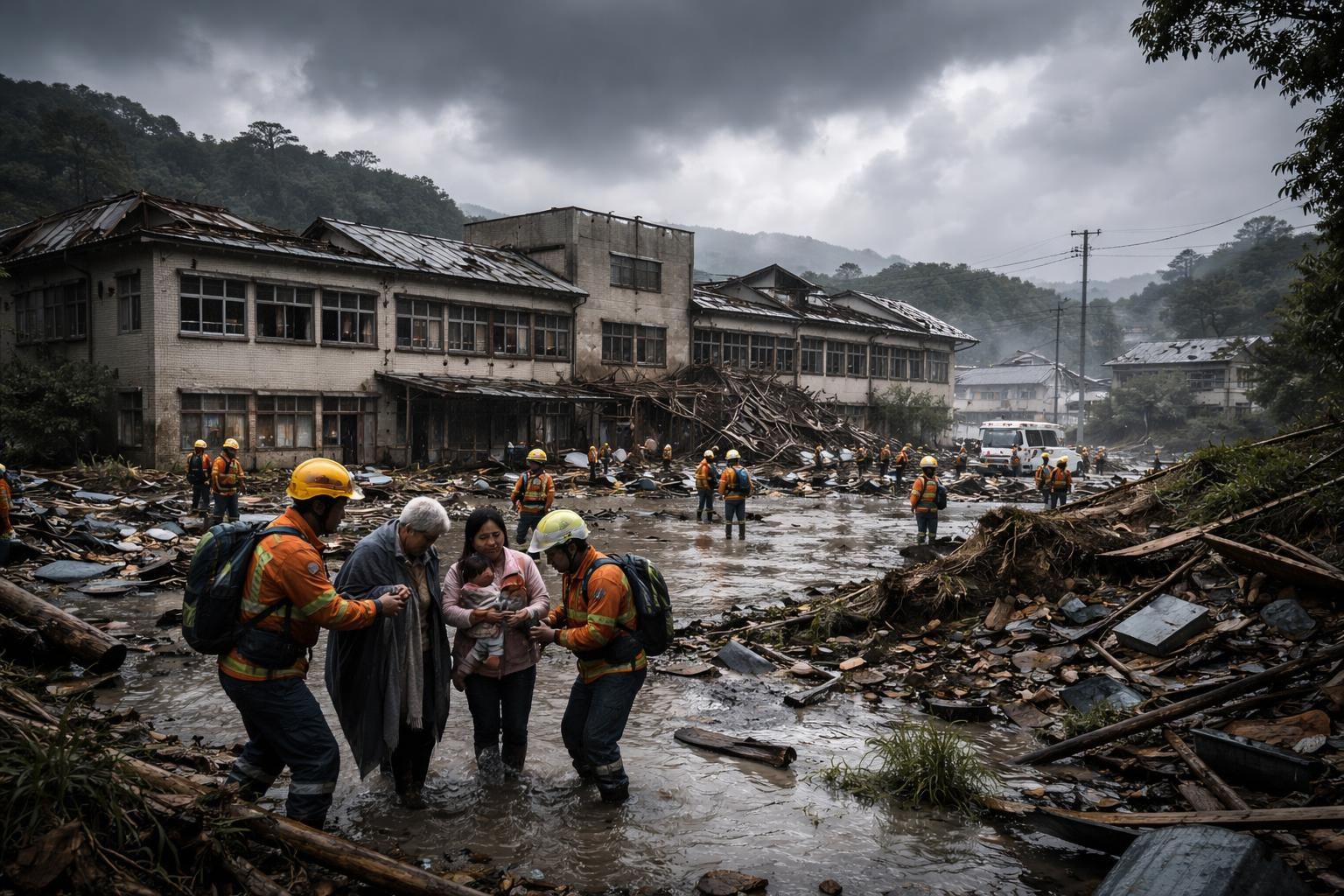 le cyclone jangmi a causé la mort de 23 personnes et détruit des milliers d’écoles à travers le japon, laissant un impact dévastateur sur les communautés locales.