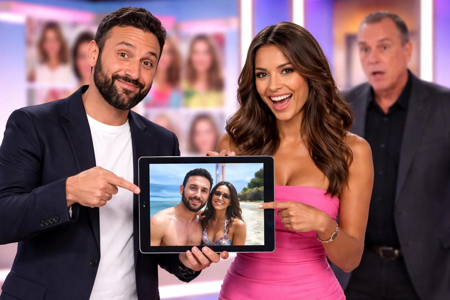 cyril hanouna et shana loustau dénoncent dans closer un montage photo raté qui crée une fausse impression, révèle jean-marc morandini.