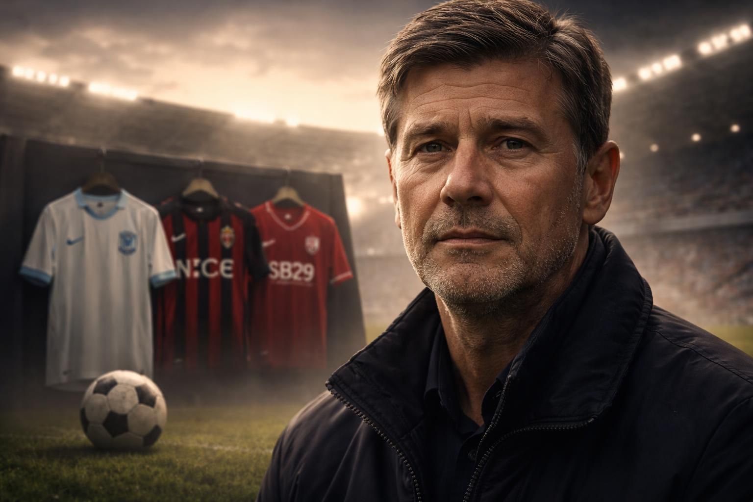 décès à 58 ans d'éric roy, ancien joueur emblématique de l'om et de l'ogc nice, ainsi qu'entraîneur du stade brestois, une grande figure du football français.