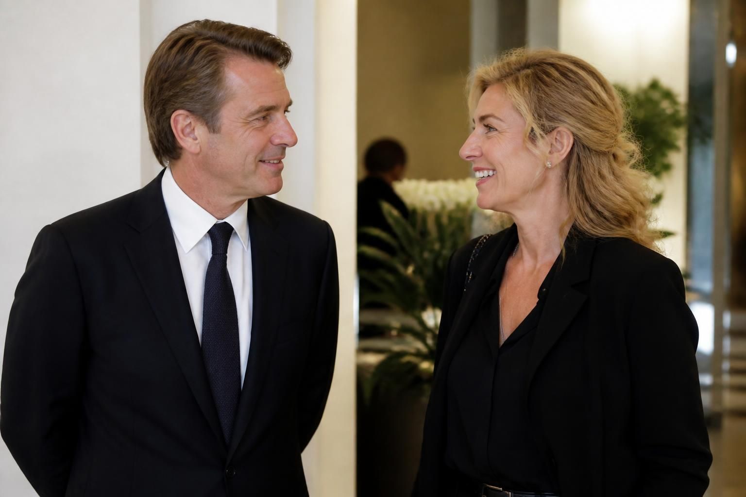revivez en images la rencontre exceptionnelle entre françois baroin et michèle laroque sur purepeople.com. découvrez des moments uniques et captivants de cette rencontre.