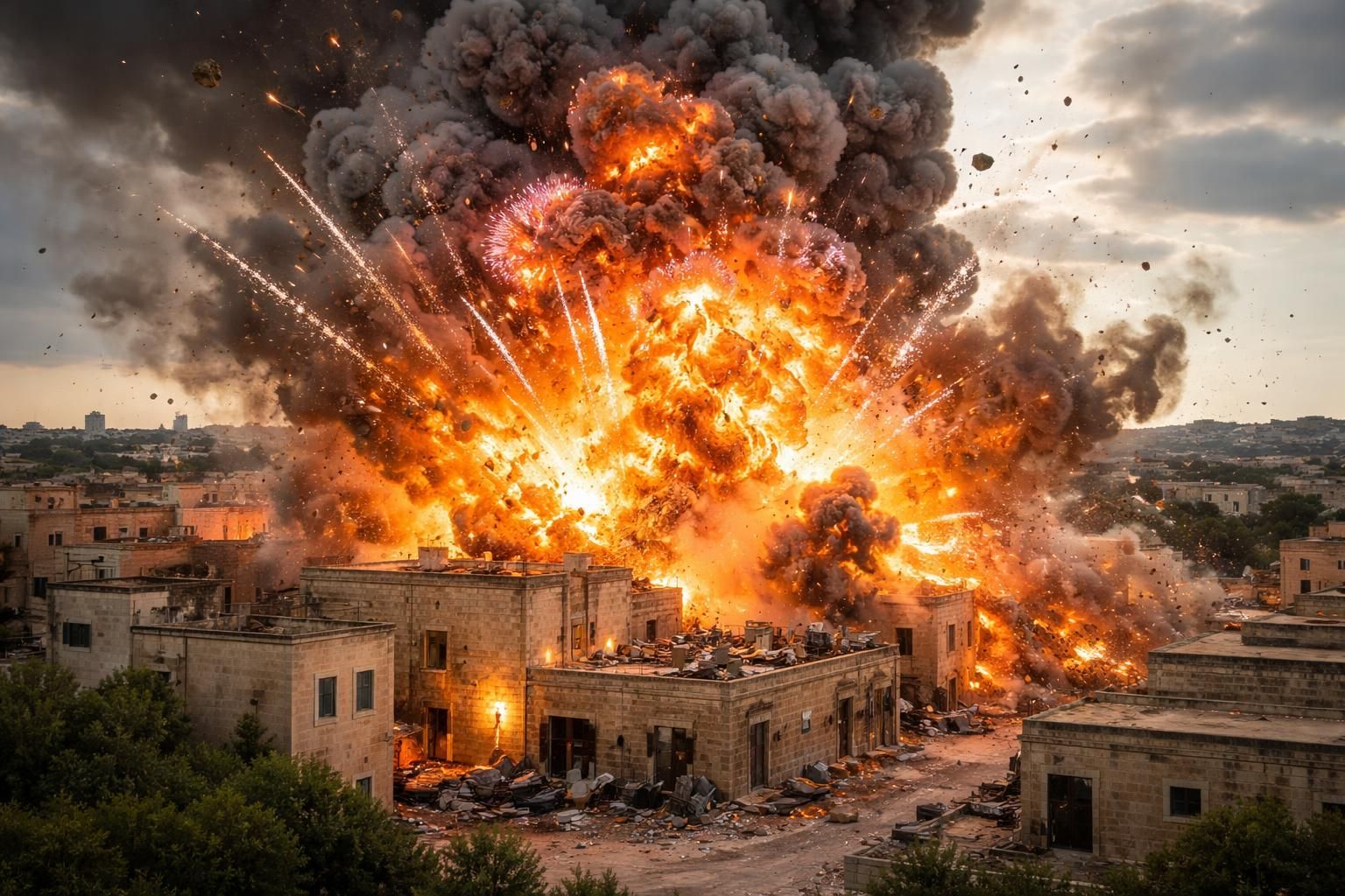 une violente déflagration secoue une usine de feux d’artifice à malte, causant d’importants dégâts et inquiétant la population locale.